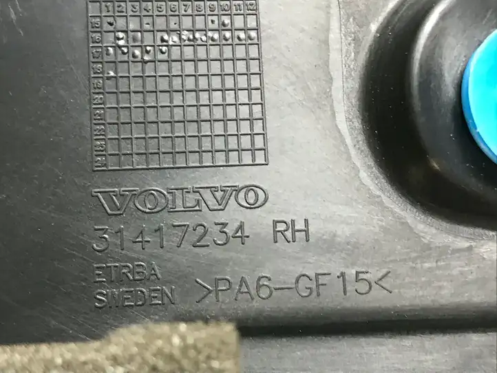 Volvo S90, V90 (2016 - 2020) 31417234 Накладка стекла передней двери — фото 3