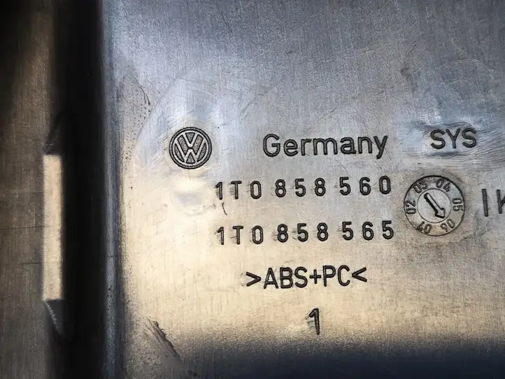 Volkswagen Touran I (2003 - 2010) 1T0858560 Обшивка рулевой колонки — фото 4