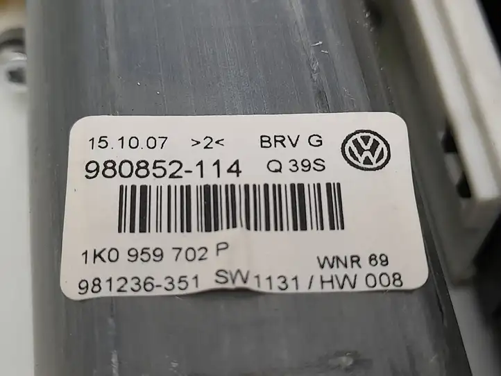 Volkswagen PASSAT B6 (2005 - 2010) 1K0959792L Мотор стеклоподъемника передний — фото 8