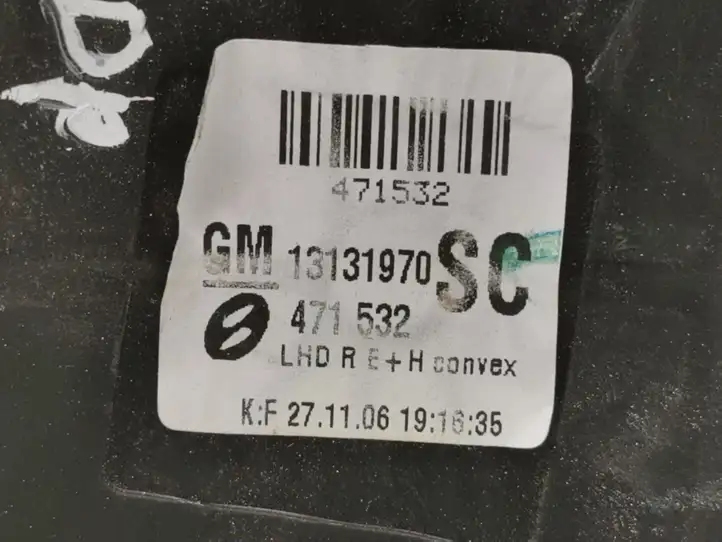 Opel Zafira B (2003 - 2006) 13131970 Боковое зеркало с электроприводом — фото 4