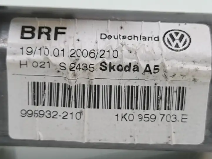 Skoda Octavia Mk2 (1Z) (2004 - 2013) 1K0959703E Стеклоподъемник задней двери — фото 5