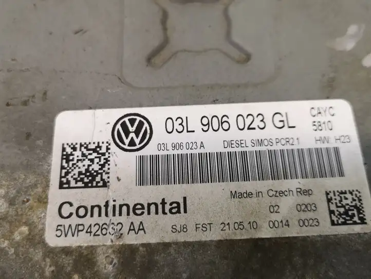 Volkswagen PASSAT B6 (2005 - 2010) 03L906023GL Блок управления двигателем (ЭБУ) — фото 3