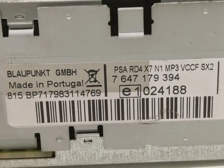 Citroen Berlingo (2003 - 2007) 7647179394 Магнитола / мультимедийная система — фото 6