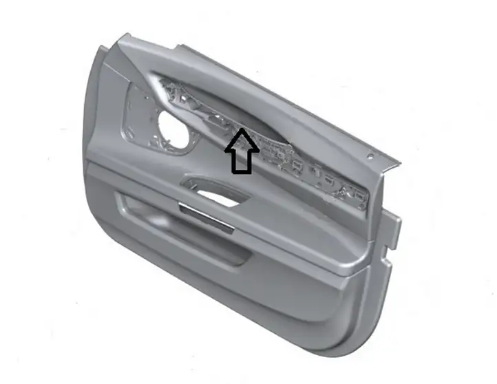 BMW 7 F01 (2008 - 2016) 51419115502 Прочая отделка передней двери — фото 2