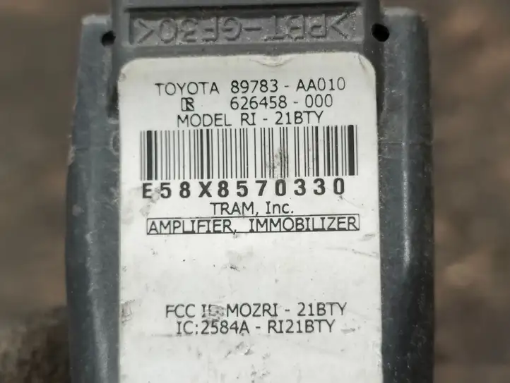 Toyota Solara (2003 - 2009) 89783AA010 Антенна иммобилайзера — фото 3
