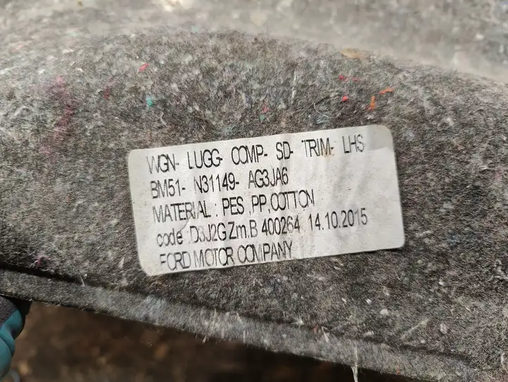 Ford Focus ST (2015 - 2018) BM51N31149AG3JA6 Боковая обшивка багажника — фото 3