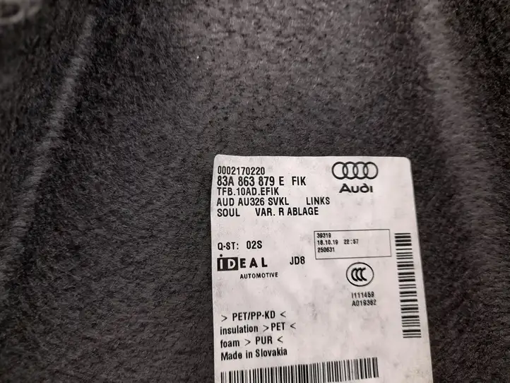 Audi Q3 F3 (2018 - ) 83A863879E Боковая обшивка багажника — фото 4
