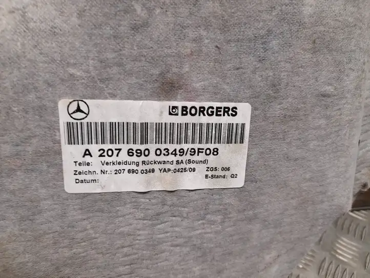 Mercedes-Benz E A207 (2010 - 2017) A2076900349 Боковая обшивка багажника — фото 4