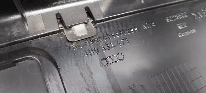 Audi A8 S8 D4 4H (2010 - 2014) 4H0863471 Отделка порога багажника — фото 3