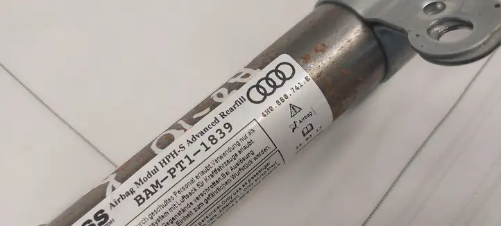 Audi A8 S8 D4 4H (2010 - 2014) 4H0880741E Боковая подушка безопасности шторка — фото 2