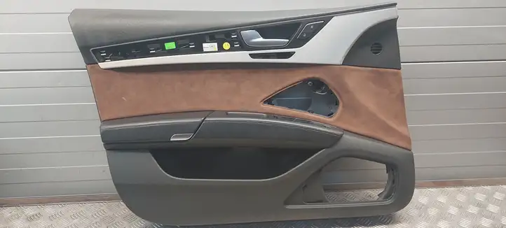 Audi A8 S8 D4 4H (2010 - 2014) 4H1868017B Обшивка передней двери — фото 1
