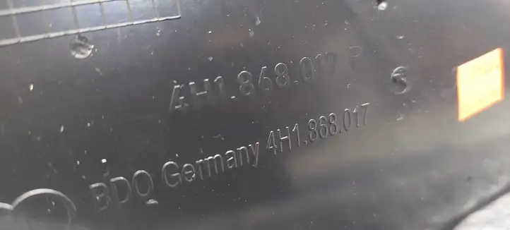 Audi A8 S8 D4 4H (2010 - 2014) 4H1868017B Обшивка передней двери — фото 6