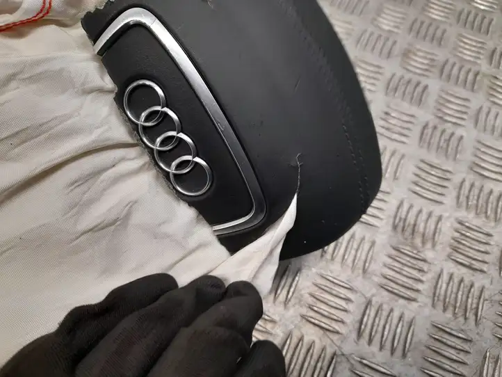 Audi A8 S8 D4 4H (2010 - 2014) 4H0880201S Подушка безопасности руля — фото 9