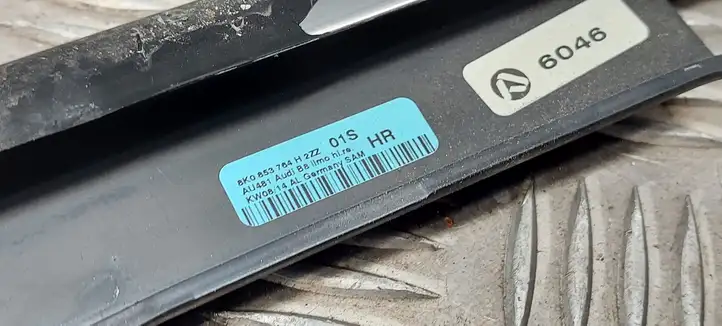 Audi A4 S4 B8 8K (2011 - 2015) 8K0853764H Накладка стекла передней двери — фото 2
