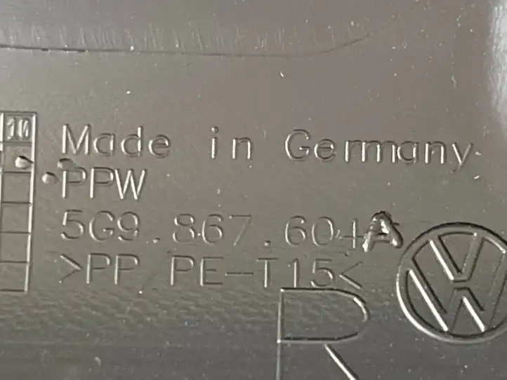 Volkswagen Golf VII (2013 - 2019) 5G9867604A Обшивка стойки у окна — фото 2