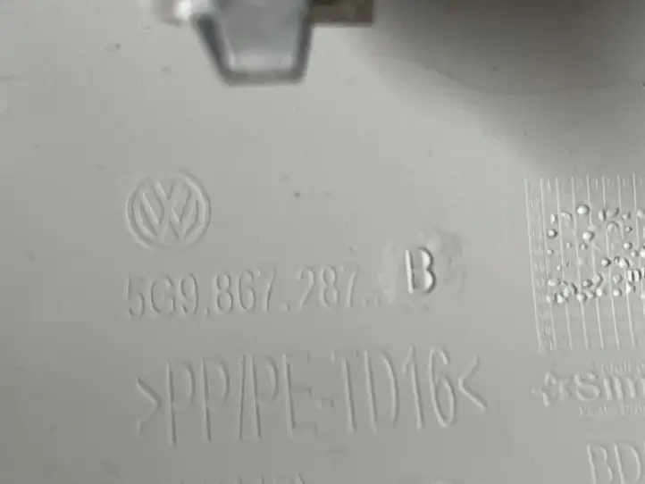 Volkswagen Golf VII (2013 - 2019) 5G9867287 Верхняя обшивка стойки B — фото 2