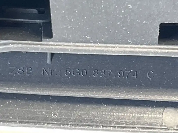 Volkswagen Golf VII (2013 - 2019) 5G0837974C Прочая отделка передней двери — фото 2