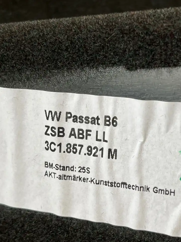 Volkswagen PASSAT B7 (2011 - 2014) 3C1857921M Вещевой ящик — фото 2