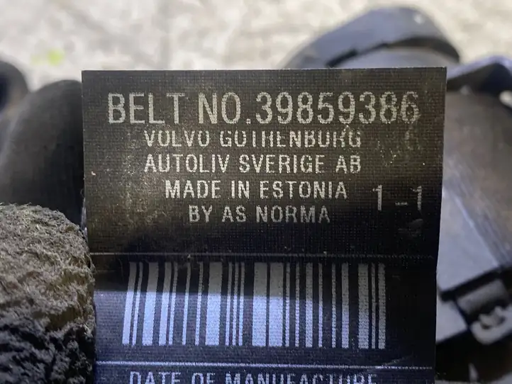 Volvo XC70 (2007 - 2013) 39859386 Передний ремень безопасности — фото 2