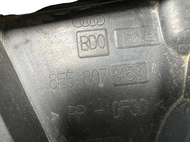 Audi A4 S4 B7 8E 8H (2004 - 2009) 8E5807453A Кронштейн заднего бампера — фото 7