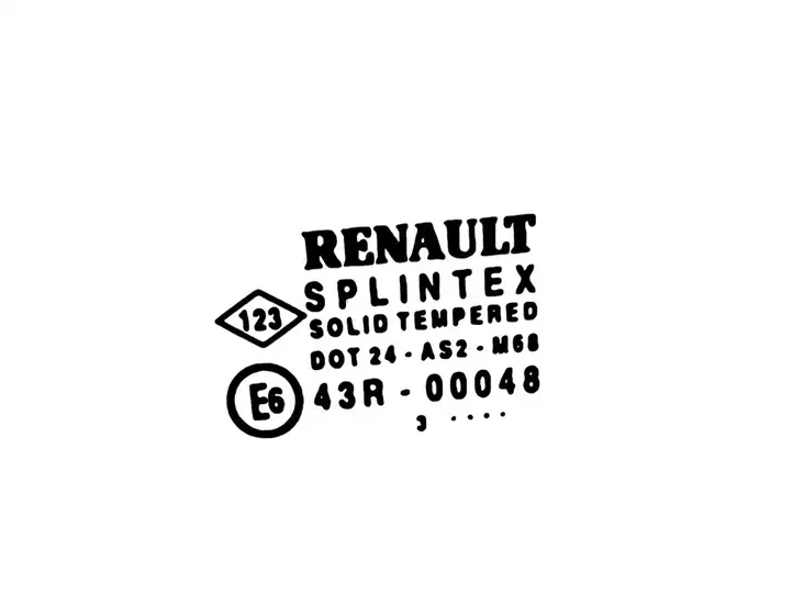 Renault Scenic II - Grand scenic II (2003 - 2006) 43R00048 Стекло задней двери — фото 4