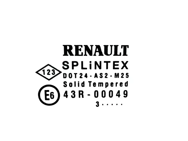 Renault Scenic II - Grand scenic II (2003 - 2006) 43R00049 Форточка двери — фото 5