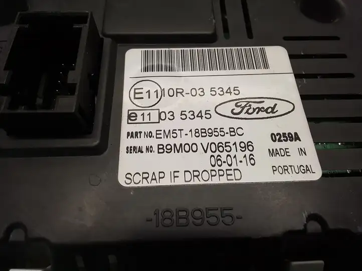 Ford Transit (2013 - 2017) EM5T18B955BC Дисплей / маленький экран — фото 2