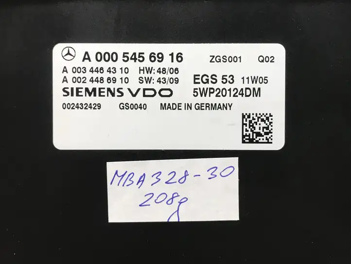 Mercedes-Benz E W212 (2009 - 2016) A0005456916 Блок управления АКПП — фото 7