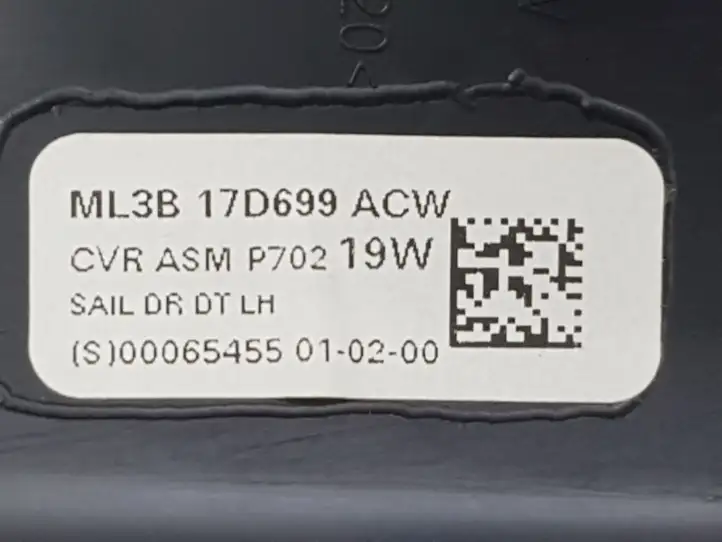 Ford F150 (2020 - ) ML3B17D699 Пластиковая отделка зеркала — фото 3