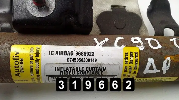 Volvo XC90 (2002 - 2006) 8686923 Боковая подушка безопасности шторка — фото 3