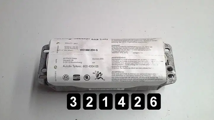 Volkswagen Golf IV (1998 - 2005) 1K0880204G Подушка безопасности пассажира — фото 1