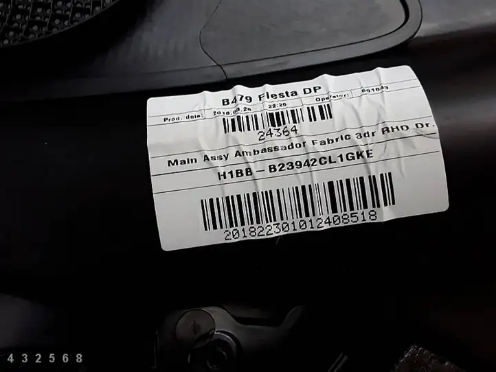 Ford Fiesta (2017 - ) B23942CL1GKE Обшивка передней двери — фото 7