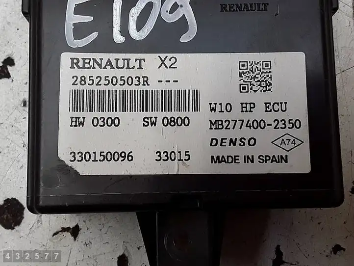 Renault Zoe (2012 - ) 285250503R Прочие блоки управления — фото 4
