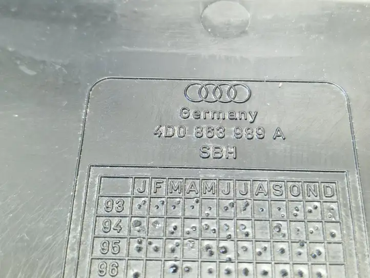 Audi A8 S8 D2 4D (1999 - 2002) 4D0863989A Прочая отделка багажника — фото 3