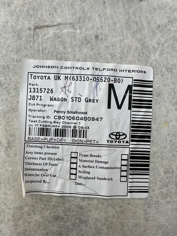 Toyota Avensis T250 (2006 - 2009) 1315726 Потолочная обшивка — фото 3