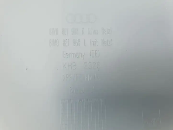 Audi A4 S4 B9 (2015 - 2019) 8W0881969L Обшивка сидений — фото 2