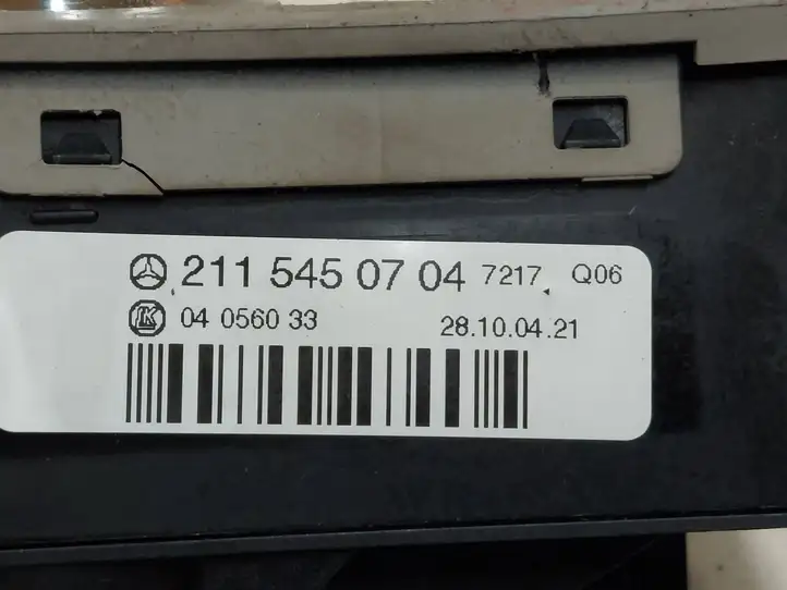 Mercedes-Benz E W211 (2002 - 2009) 2115450704 Включатель фонарей — фото 5