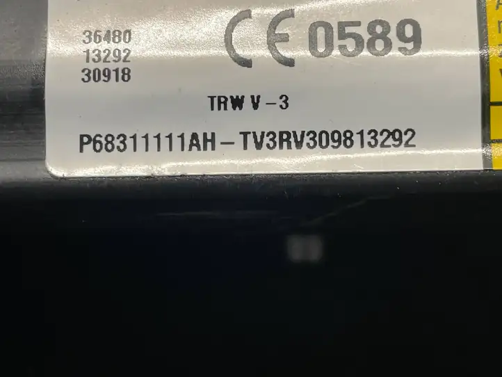 Dodge Ram (2018 - ) P68311111AH Боковая подушка безопасности шторка — фото 7