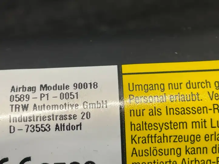 Dodge Ram (2018 - ) P68311110AH Боковая подушка безопасности шторка — фото 7