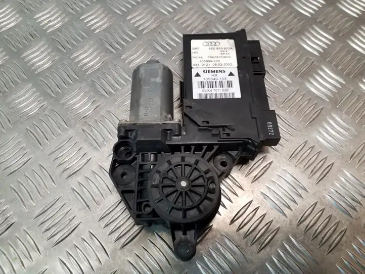 Audi A4 S4 B6 8E 8H (2000 - 2006) 8E0959802A Стеклоподъемник задней двери — фото 1