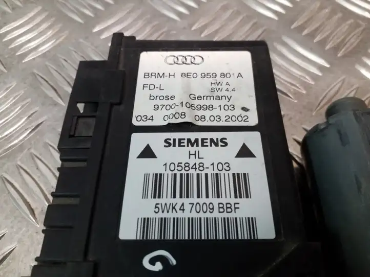 Audi A4 S4 B6 8E 8H (2000 - 2006) 8E0959801A Стеклоподъемник задней двери — фото 2
