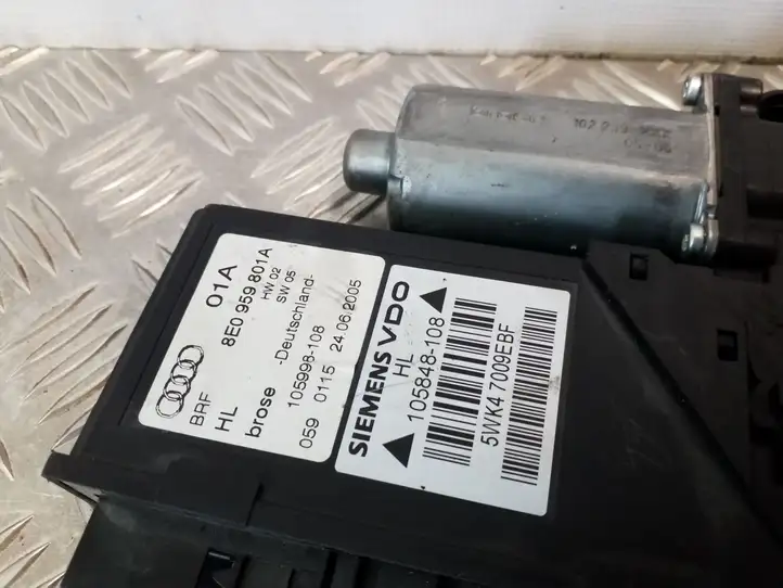 Audi A4 S4 B7 8E 8H (2004 - 2009) 8E0959801A Стеклоподъемник задней двери — фото 3