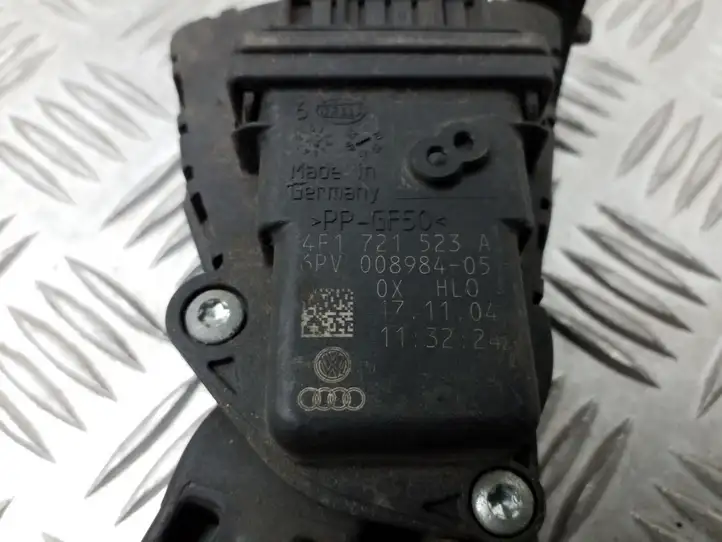 Audi A6 S6 C6 4F (2004 - 2008) 4F1721523A Педаль акселератора — фото 4