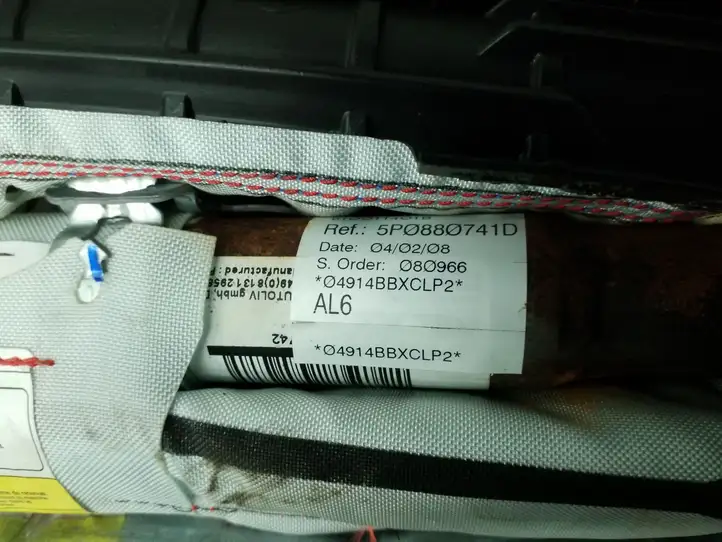 Seat Altea (2004 - 2009) 5P0880741D Боковая подушка безопасности шторка — фото 2