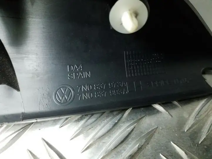 Volkswagen Sharan (2010 - 2015) 7N0837973 Пластиковая отделка зеркала — фото 7