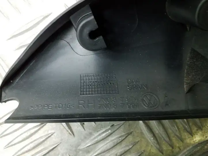 Volkswagen Sharan (2010 - 2015) 7N087974 Пластиковая отделка зеркала — фото 6