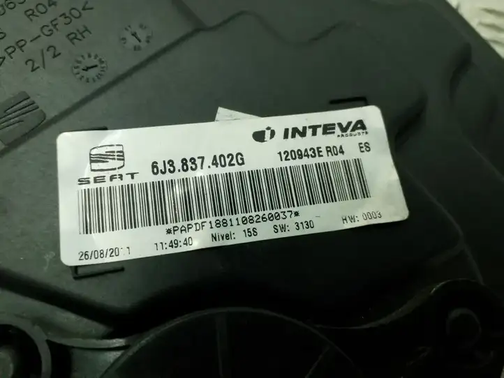 Seat Ibiza IV (6J,6P) (2008 - 2017) 6J3837402 Стеклоподъемник передней двери (без мотора) — фото 3