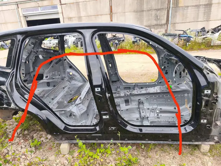 BMW X3 G01 (2018 - 2024) Задний порог кузова — фото 1