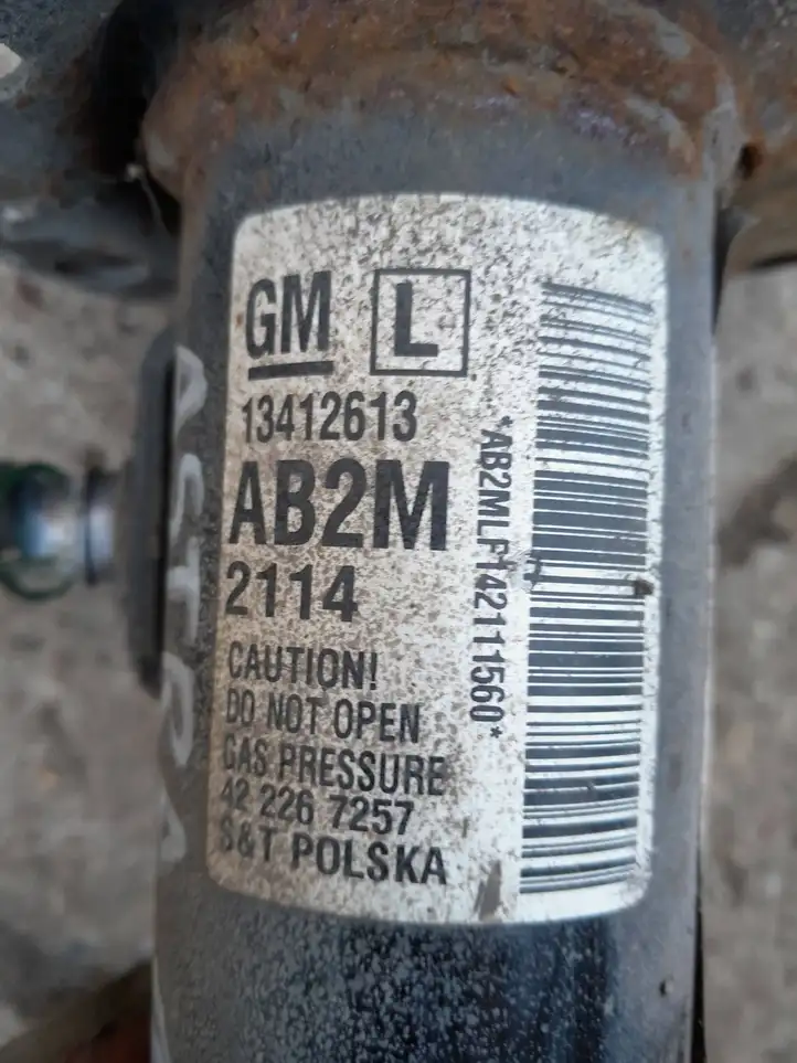 Opel Astra J (2009 - 2012) 13412613 Передняя стойка амортизатора — фото 3
