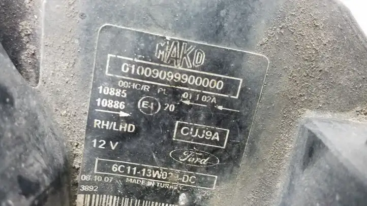 Ford Transit (2006 - 2013) 6C1113W029 Передняя фара — фото 8
